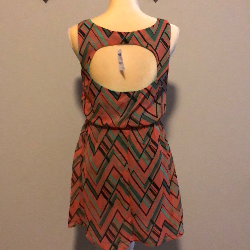 Orange and Aqua sundress NWT - Picture 2 of 5
